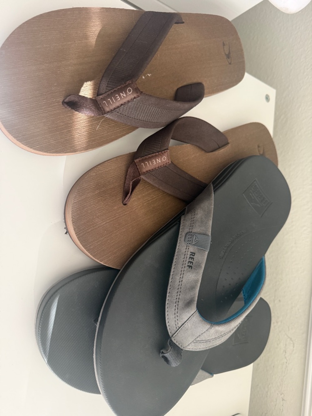 Men’s Sandals x2 Gray Reef and Brien O’Neil Sz 13